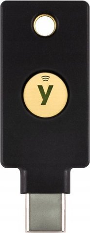 Çelës sigurie Yubico Security Key C NFC, USB C, NFC, i zi