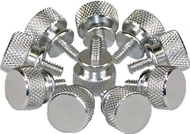 Vidhosje kapaku kase PC InLine 12mm, set 10 copë, argjendi