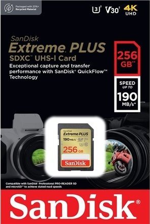 Kartë memorije SanDisk SDSDXW2-256G-GNCIN, 256GB SDXC, Class 10 2
