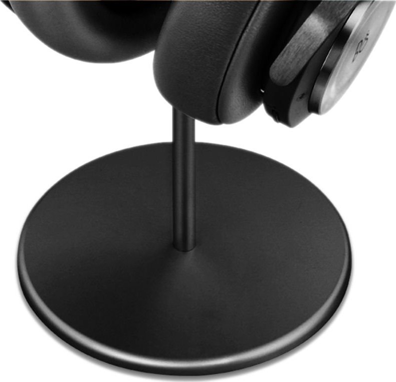 Mbajtëse për kufje Mozos HS, alumini, e zezë