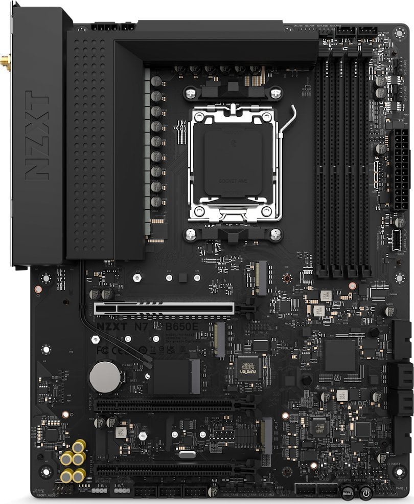 Pllakë amë Nzxt N7 B650E MATT, e zezë