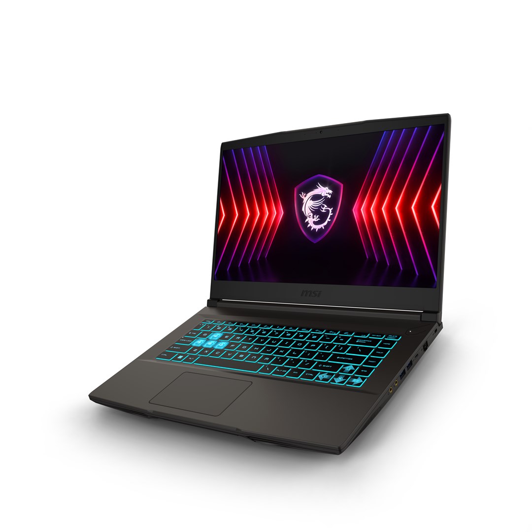 Laptop MSI Thin 15, 15.6", Intel i5-12450H, 16 GB RAM, 512 GB SSD, NVIDIA GeForce RTX 3050, i zi
