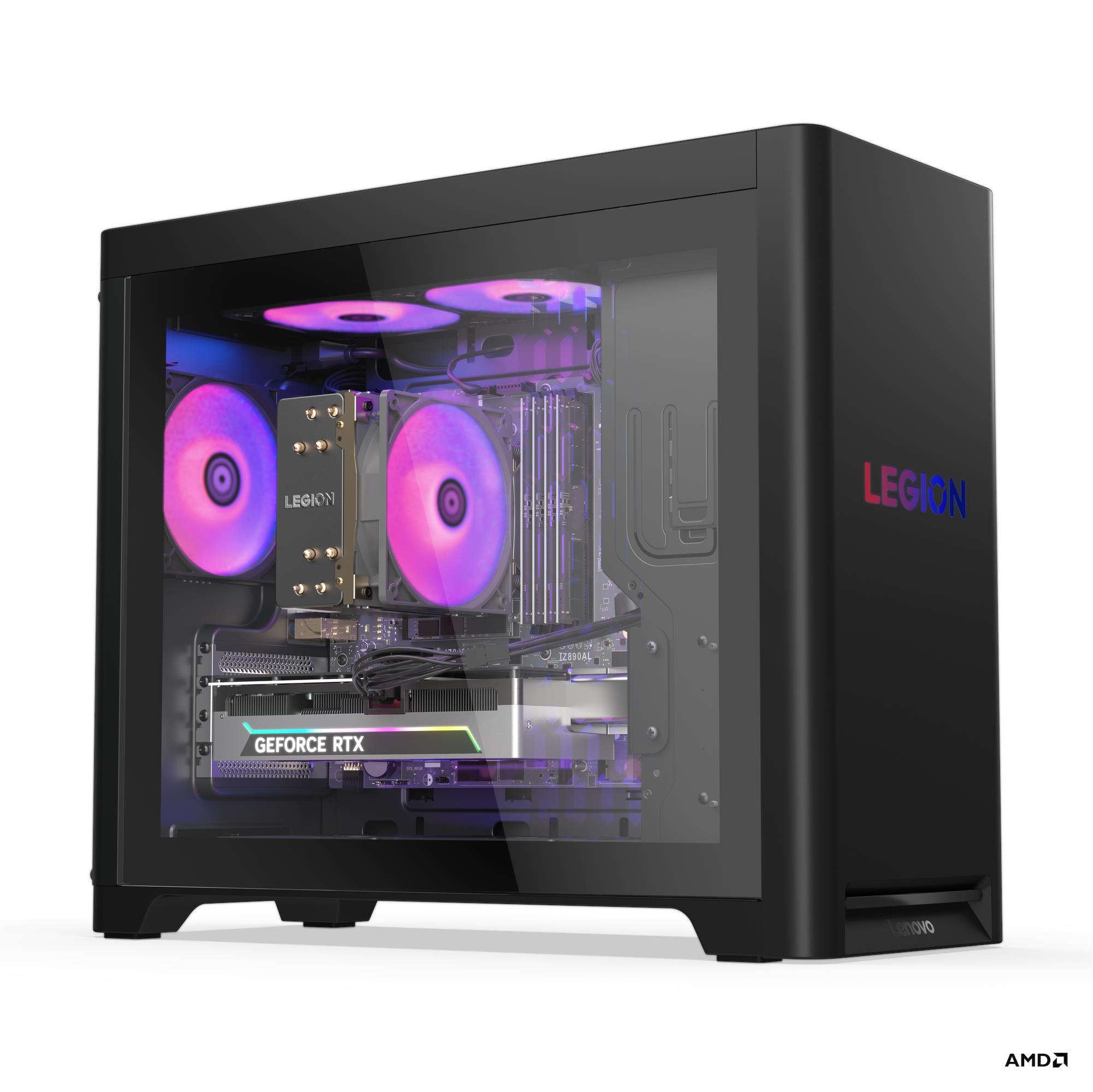 Kompjuter gaming Lenovo Legion T5 30L, Ryzen 7 7700X, 32GB RAM, 1TB SSD, RTX 5070, i zi