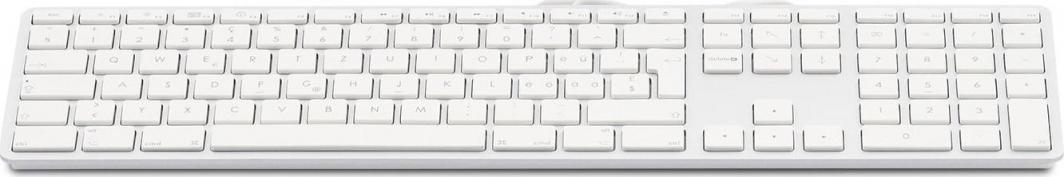 Tastierë LMP KB-1243, USB, layout për Mac, argjendtë