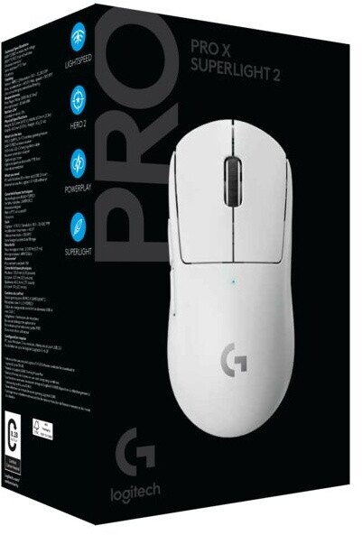 [OUTLET] Maus Logitech G Pro X Superlight 2, i bardhë	