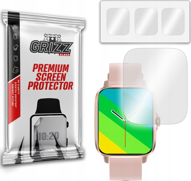 Mbrojtëse ekrani GrizzGlass Grizz Hydrogel Film JG Smart AX102, hidrogel fleksibël, paketim OxyFree, transparente