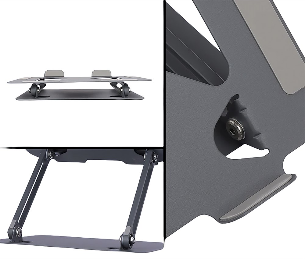Mbajtëse laptopi Media-tech MT2661, metalike, 10"-17", gri