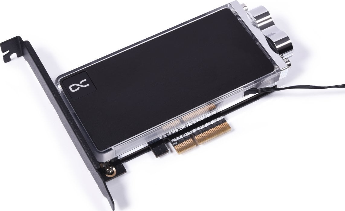Ftohës ujor Alphacool Core M.2 NVMe PCIe 4.0, ndriçim RGB, i zi