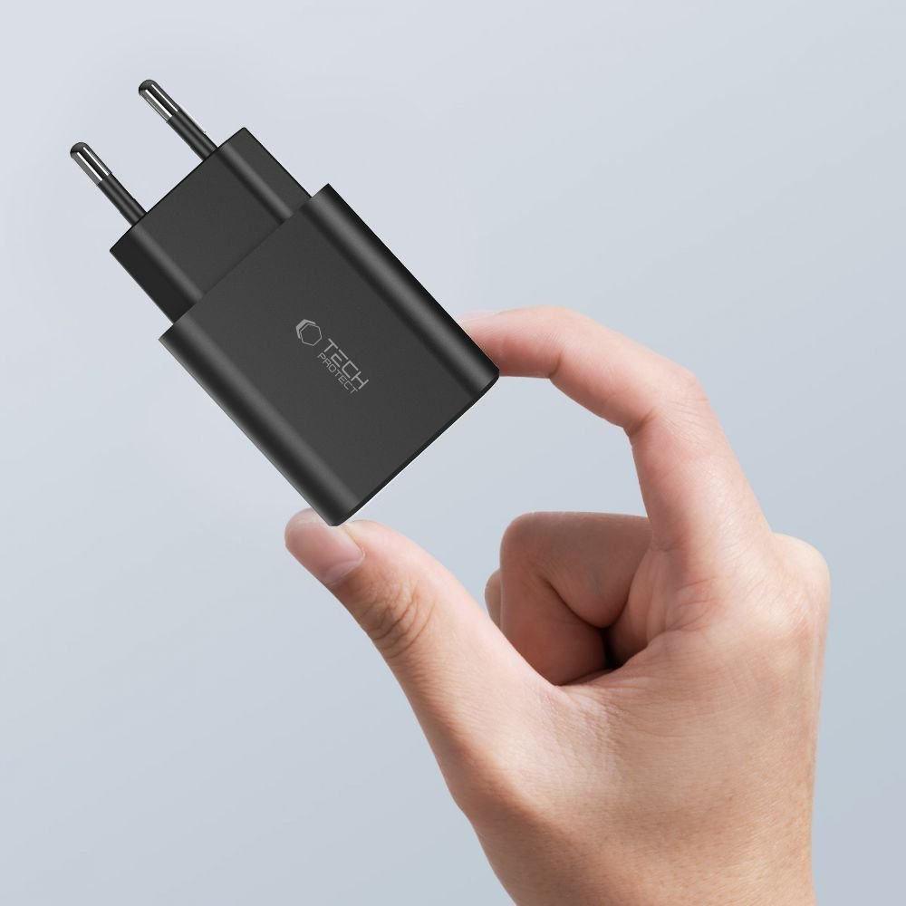 Karikues rrjeti Tech-Protect C30W, 2x USB-C PD 30W, USB-A QC 3.0, i bardhë