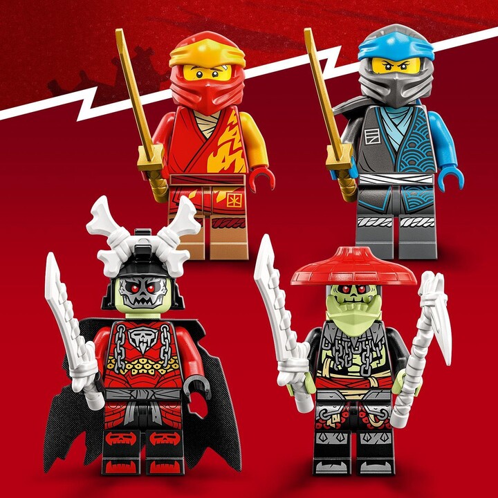 Set LEGO® NINJAGO® 71783 Kai's Robobike EVO, 312 pjesë
