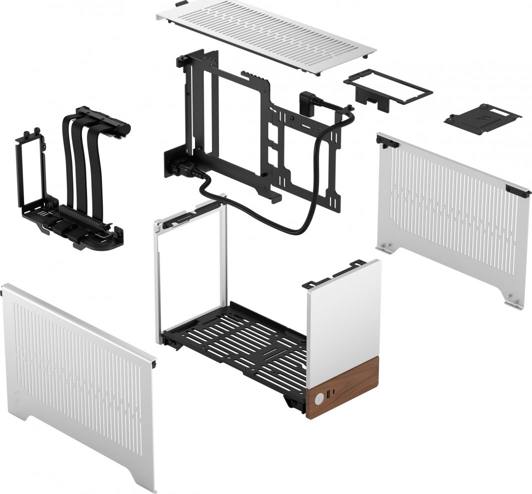 Kasë Fractal Design Terra Silver, Small Form Factor