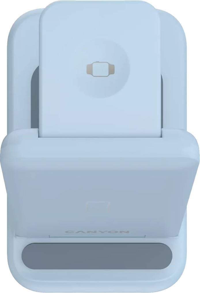 Stacion karikimi pa tel Canyon WS-304, 3 në 1, Fast Charging, blu