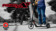 Trotinet elektrik Razor Power A5 Black Label, 16 km/h, deri 80 kg, i zi