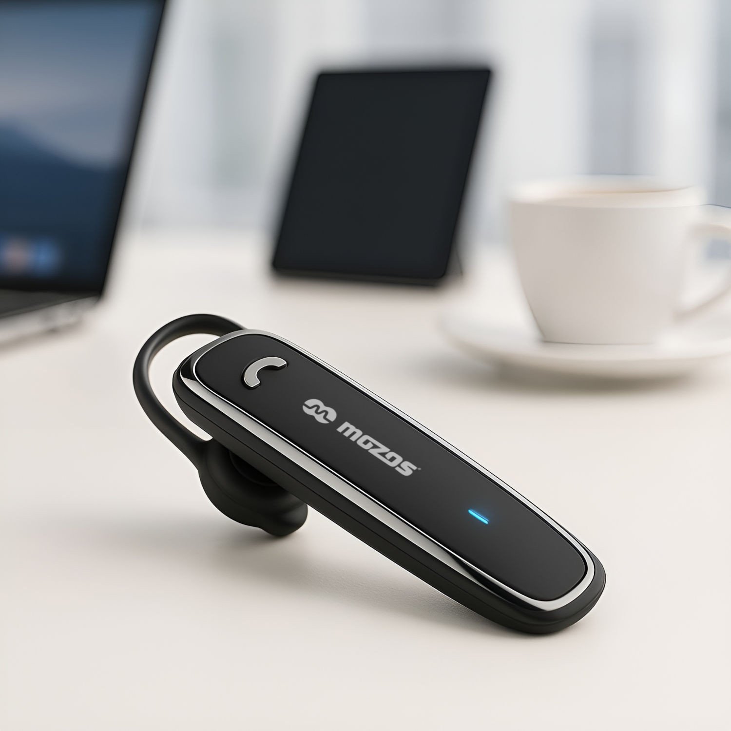 Bluetooth слушалка Mozos F8, за повици, BT 6.0, црна