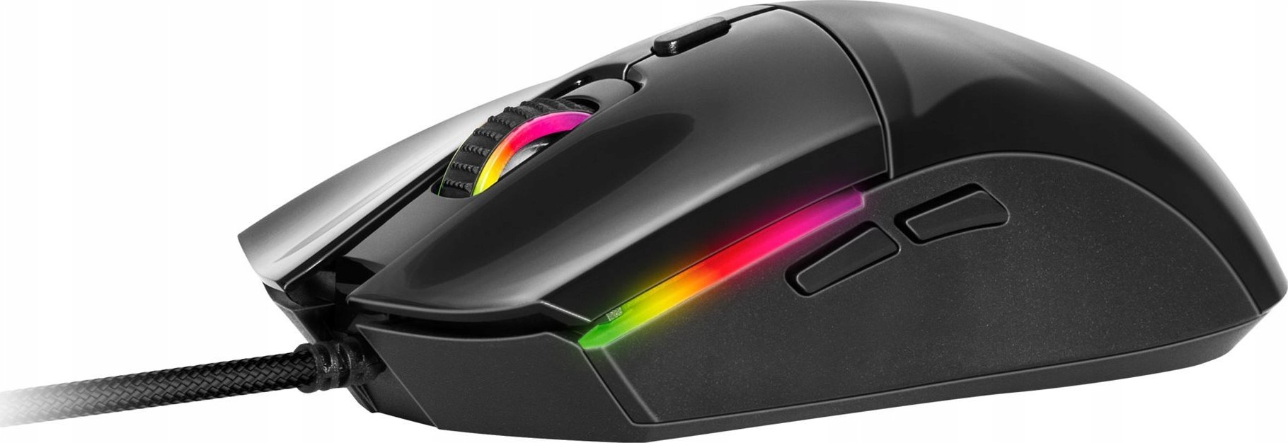 Maus gaming Yenkee YMS 3010 PRISMA, optik 12000 DPI, 6 butona, me kabllo USB, i zi