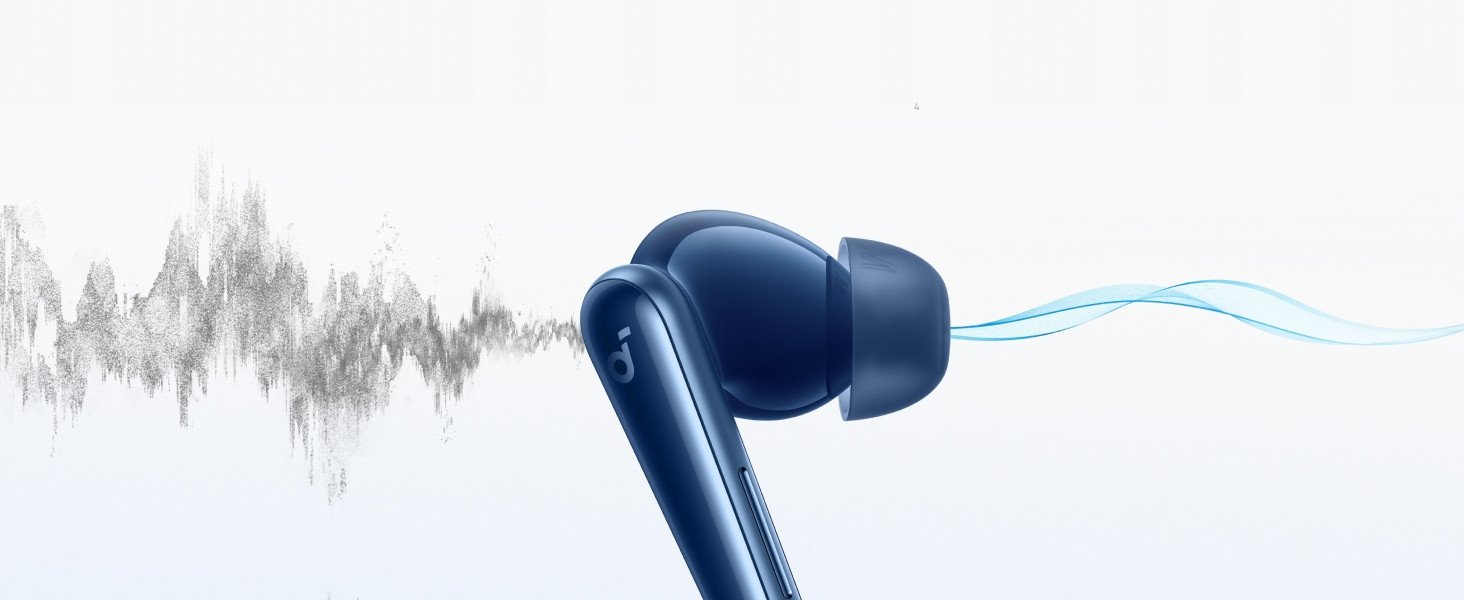 Kufje wireless Soundcore Liberty 5, ANC 3.0, Dolby Audio, blu