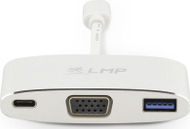 Док USB-C LMP USB-C Station, 5 Gb/s, Power Delivery 3 A, сива