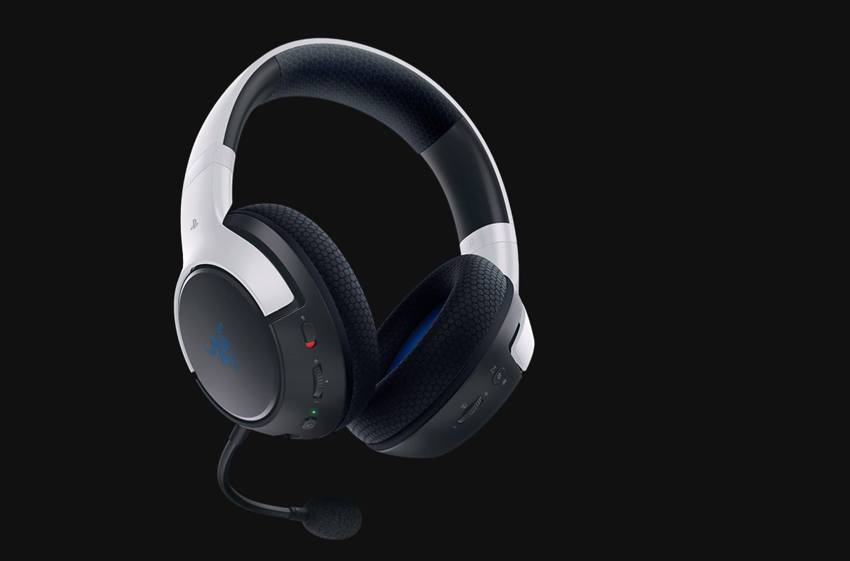 Headset gaming Razer Kaira HyperSpeed, wireless Bluetooth, me mikrofon, i bardhë