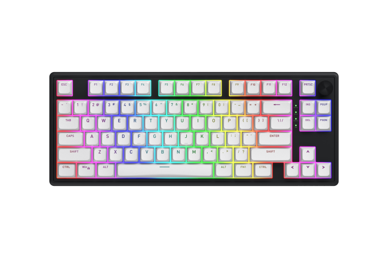 Tastierë gaming Hator HTK3180 Skyfall 80 Wireless, mekanike, RGB, me Bluetooth