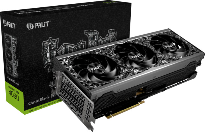 Kartelë grafike PALiT GeForce RTX 4090 GameRock OmniBlack, 24GB GDDR6X