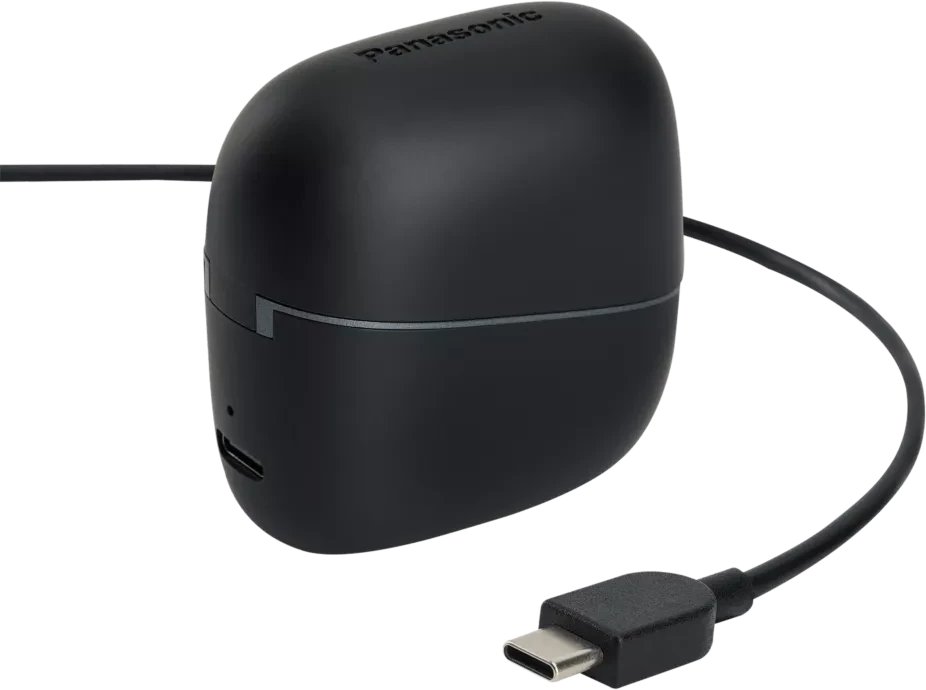 Kufje TWS Panasonic RB F10DE K, Open Ear, Bluetooth ENC, 7+18 orë, të zeza