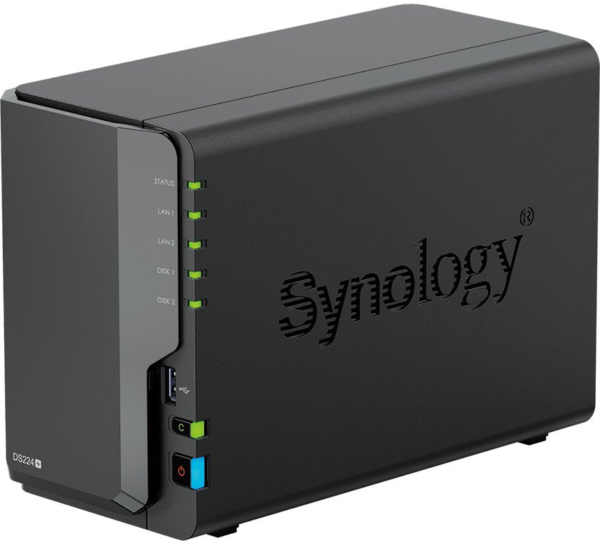 NAS Synology DiskStation DS224 Plus, 2 bay, diskless, i zi