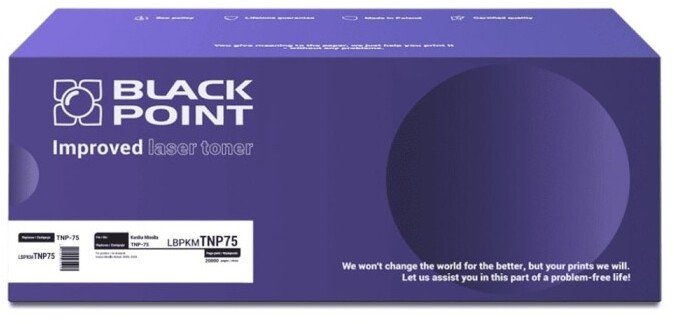 Toneri Black Point BP S Plus TNP-75, zëvendësues për Konica Minolta, i zi