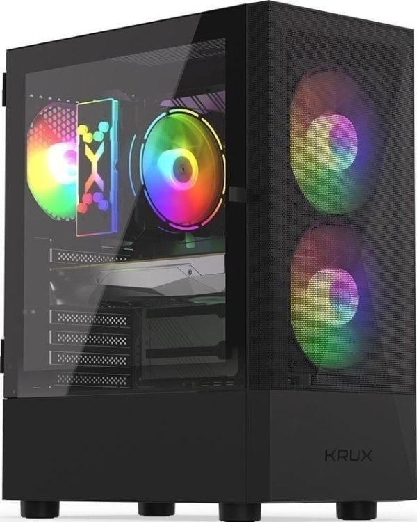 Kompjuter gaming Game X G100, Ryzen 5 5500, 16GB RAM, RTX 3060, 1TB SSD, i zi