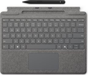 Tastierë Microsoft Surface Pro Keyboard for Business me Slim Pen, QWERTZ gjerman, me kapak, platin