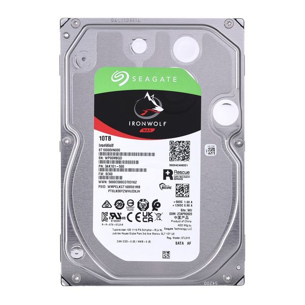 Hard Disk Seagate IronWolf, 10TB, 3.5", 7.200rpm, 256MB cache
