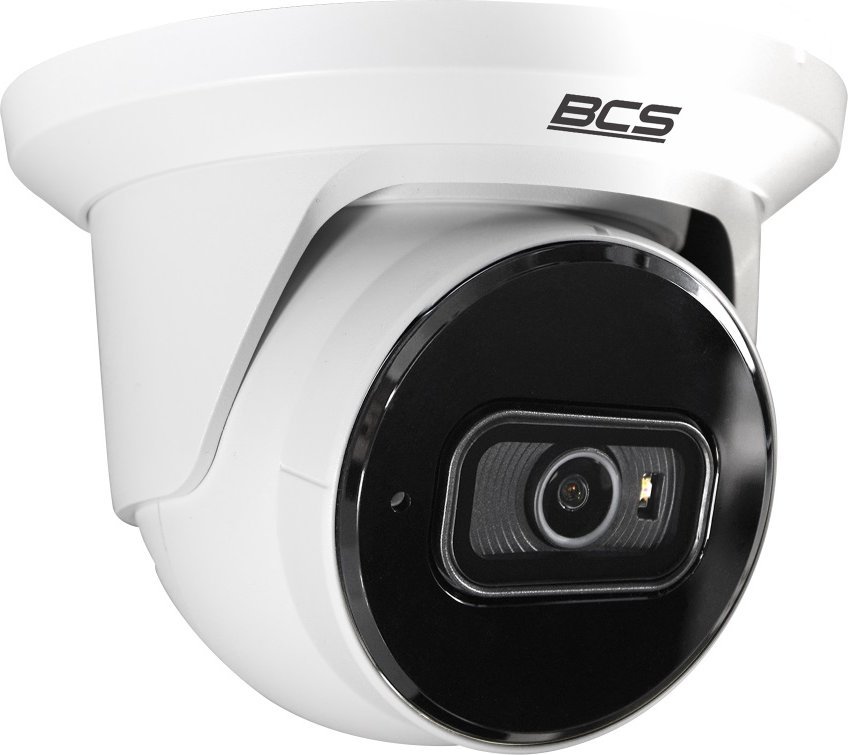 IP куполна камера BCS BCS-U-EIP35FSR3-Ai2, 5MP, леќа 2.8mm, IP67, бела