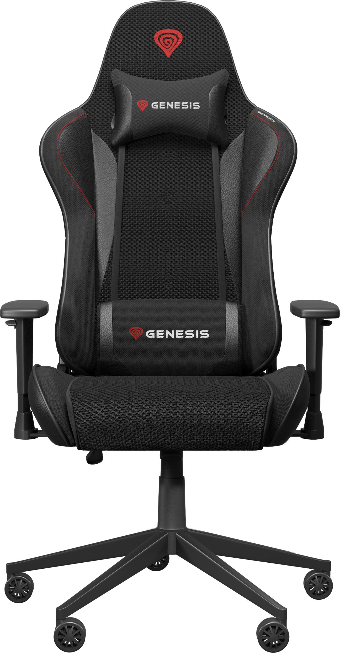 Karrige gaming Genesis Nitro 440 G2 Mesh, rregullim ergonomik, bazë metalike, e zezë