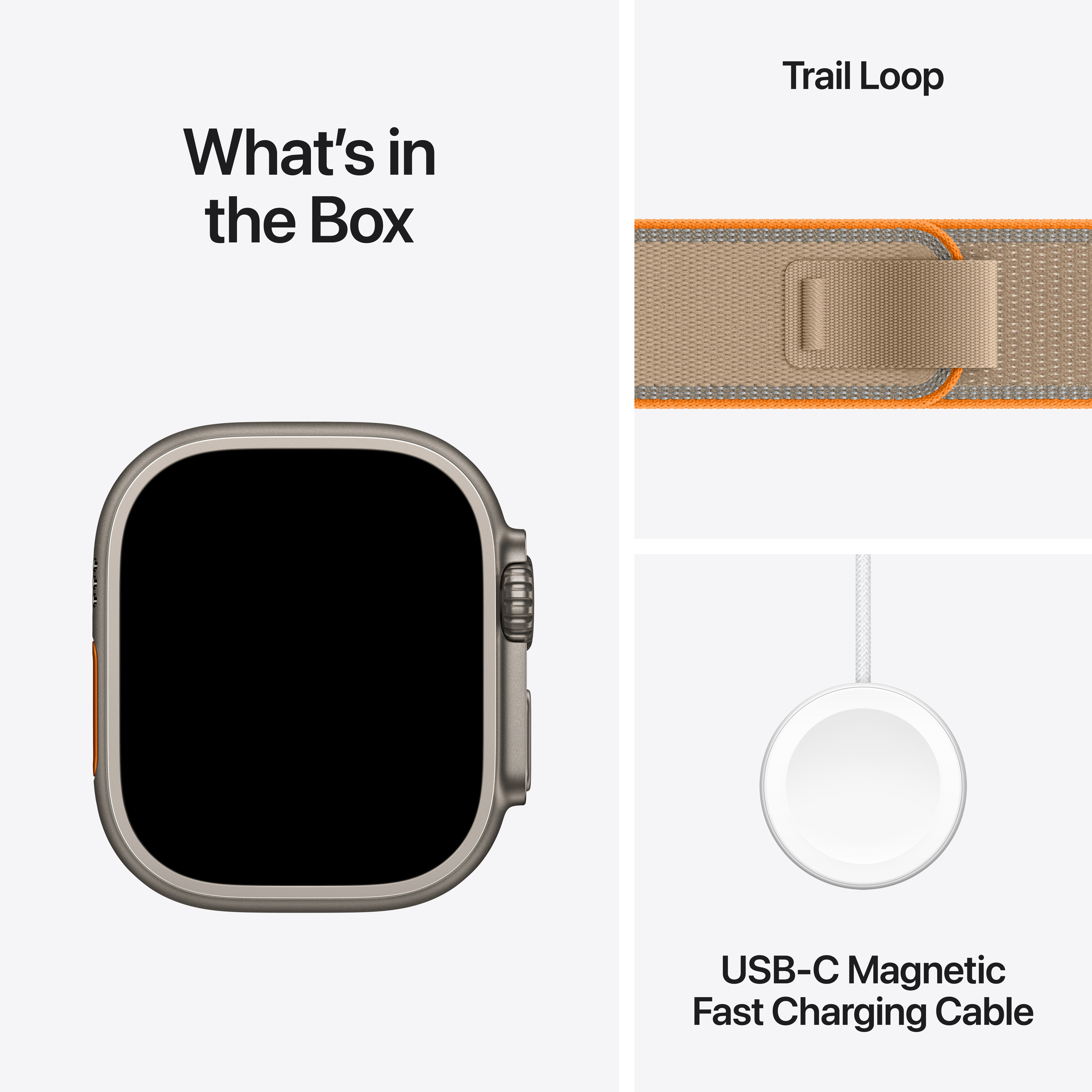 Apple Watch Ultra 4 Cellular 49mm Natural Titanium Case with Sand Trail Loop, M/L