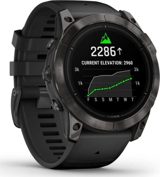 Ora inteligjente Garmin Epix Pro Gen 2 51mm, AMOLED 1.4", Sapphire, Titanium Carbon Gray