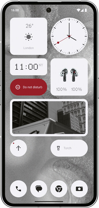 Celular Nothing (2), 12GB/256GB, i bardhë