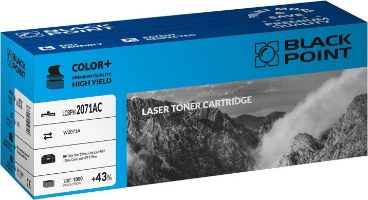 Toneri Black Point LCBPH2071AC, cyan, zëvendësues HP 117A