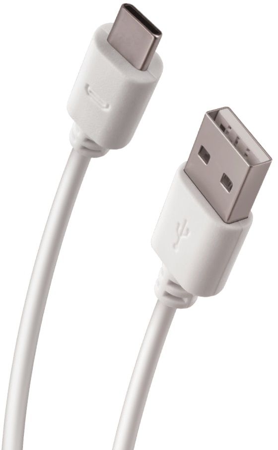 Kabllo USB C Forever TelForceOne, 1m, 2A, e bardhë