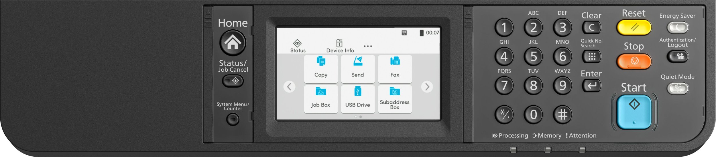 Printer lazer KYOCERA ECOSYS MA4000wifx, A4, 40 fletë në minutë, Wi-Fi, i bardhë