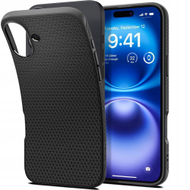 Kapak telefoni Spigen Liquid Air për iPhone 17, matte, i zi