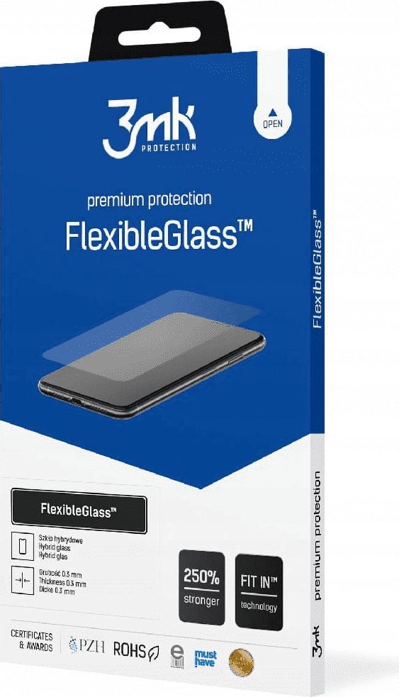 Xham mbrojtës 3MK FlexibleGlass për Vivo Y72 5G, hibrid, transparent