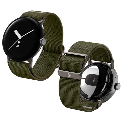 Rrip ore Spigen Lite Fit për Google Pixel Watch 41mm, nylon Solo Loop, khaki