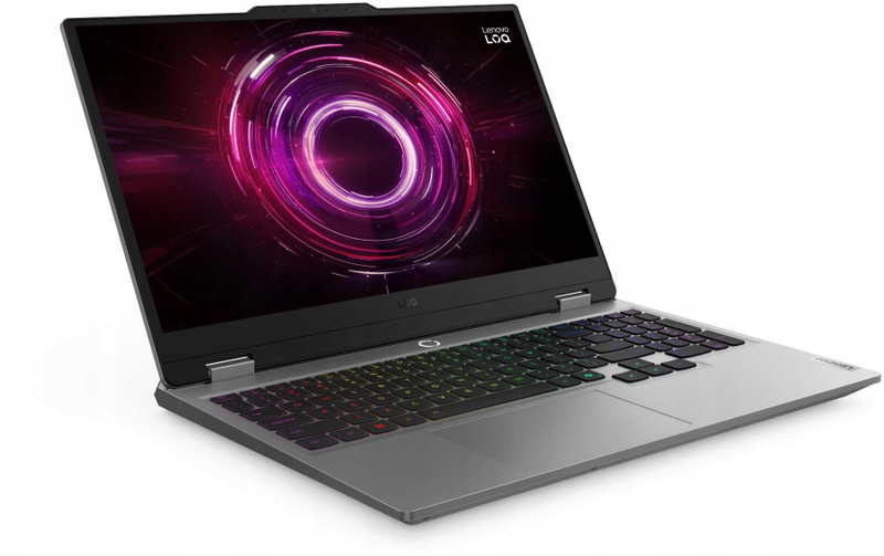 Laptop gaming Lenovo LOQ 15, Ryzen 5, 15.6" 144Hz, 32GB RAM, gri