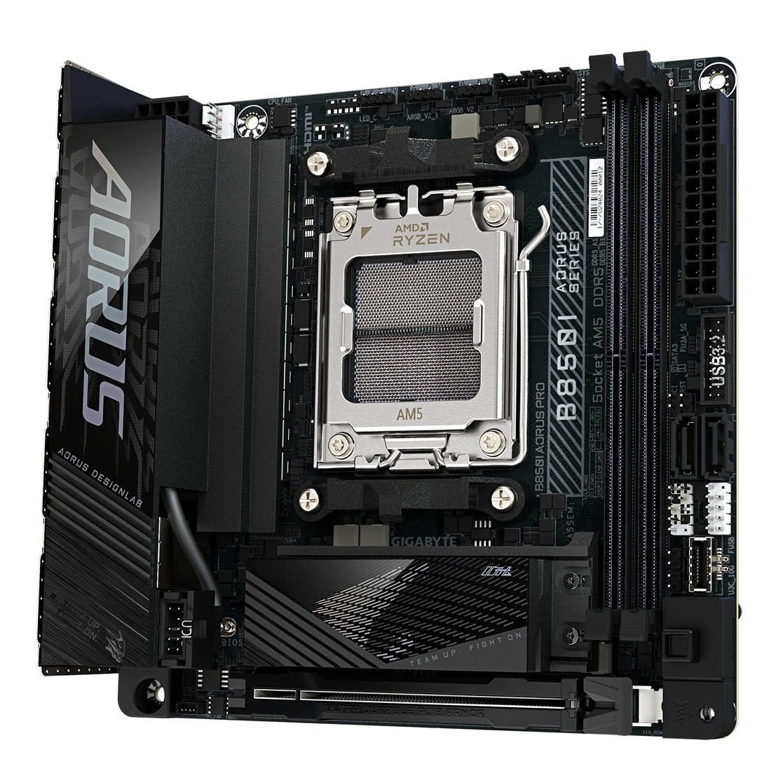 Pllakë amë Gigabyte AORUS B850I PRO, AMD B850, AM5, 2xDDR5, mini-ITX
