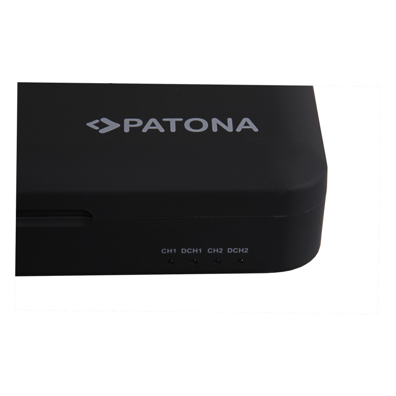PATONA Dual Charger For Sony NP-FZ100 with Powerbank Function and Memory Card Storage