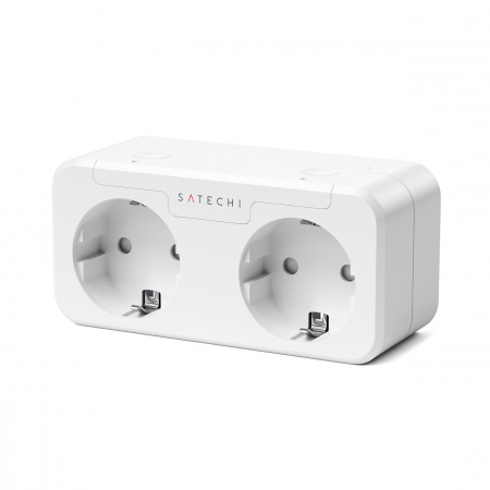 [OUTLET] Prizë Smart Satechi Apple Homekit Dual (EU), e bardhë