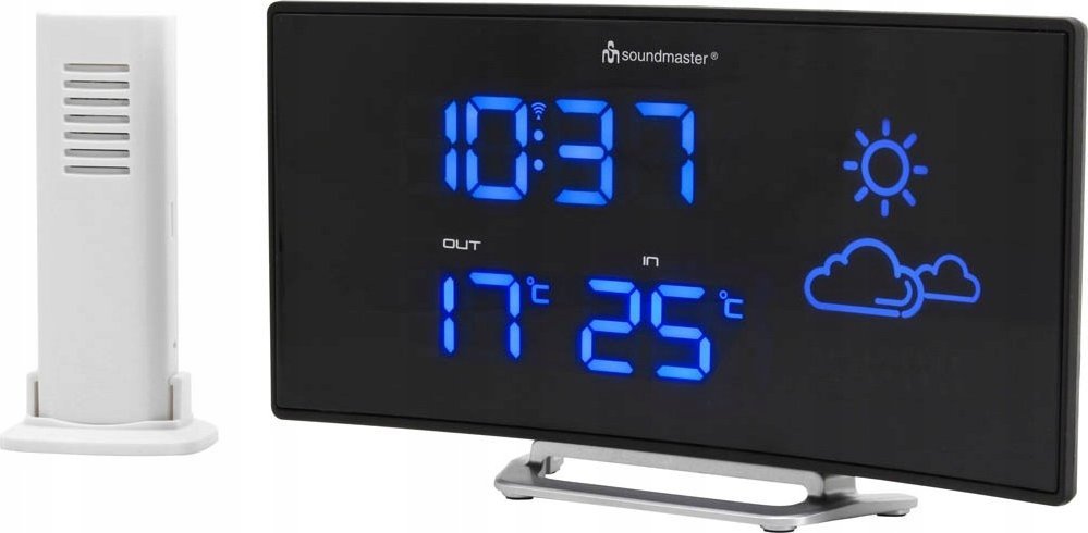 Radio alarm Soundmaster FUR100, FM PLL, stacion moti, argjendtë