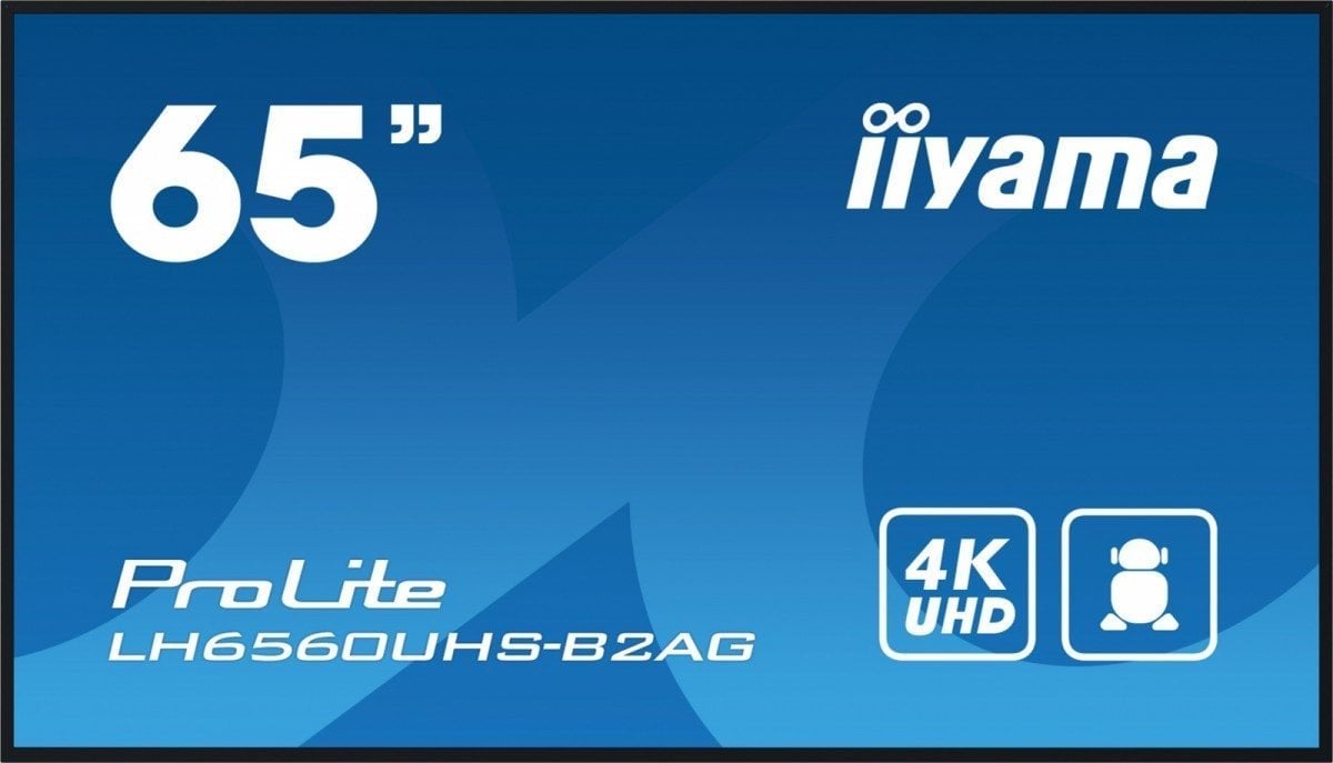 Ekran digital signage Iiyama LH6560UHS-B2AG, 65", 4K Ultra HD, 500 cd/m², i zi