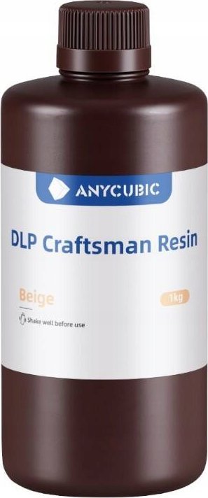 Смола 3D Anycubic DLP Craftsman, 1kg, сет 2 парчиња, беж