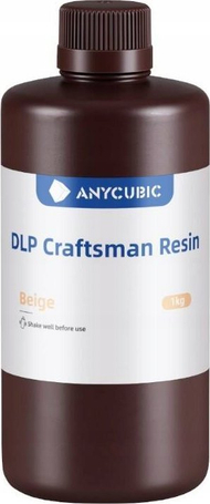 Смола 3D Anycubic DLP Craftsman, 1kg, сет 2 парчиња, беж