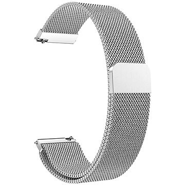 Rrip çeliku për smartwatch Eternico Elegance Milanese Pro, 22mm, çlirim i shpejtë, argjendtë